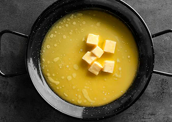 Топленое масло из сливочного