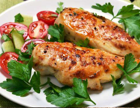 Куриная грудка в сливочном масле