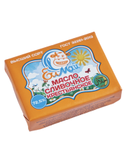 Масло сливочное ГОСТ 72,5% фольга 160 г