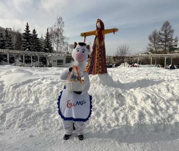 Праздничные масленичные гуляния в Казани